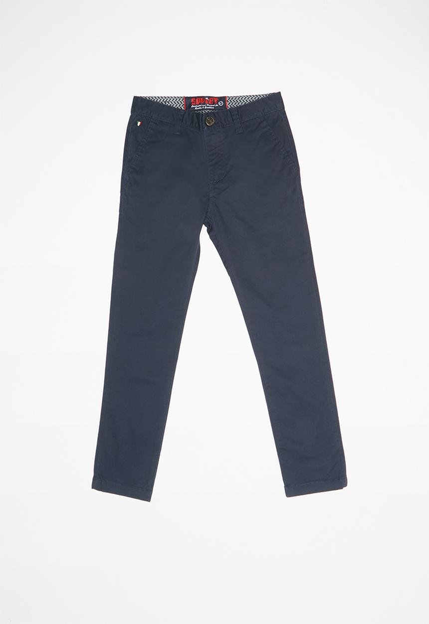 SOVIET - B maldini cotton pants - navy