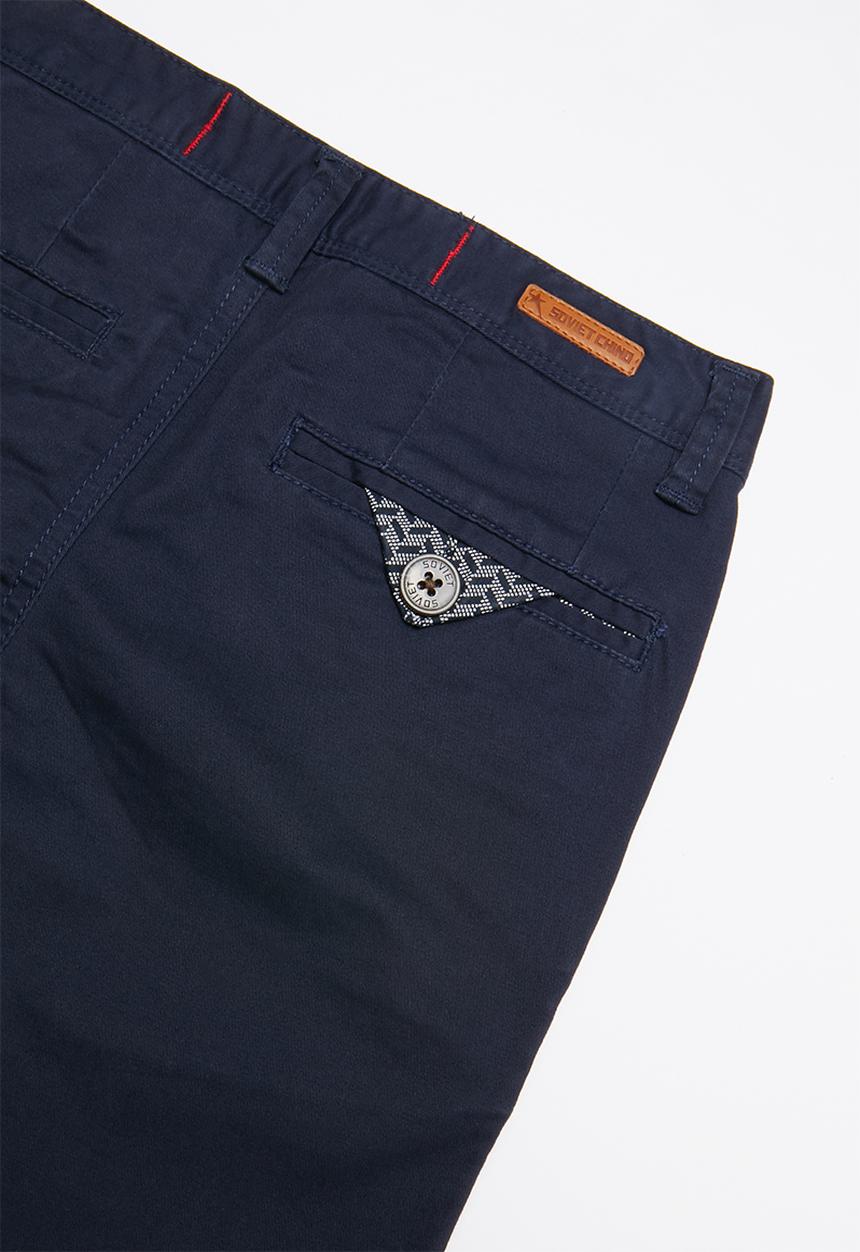 SOVIET - B maldini cotton pants - navy