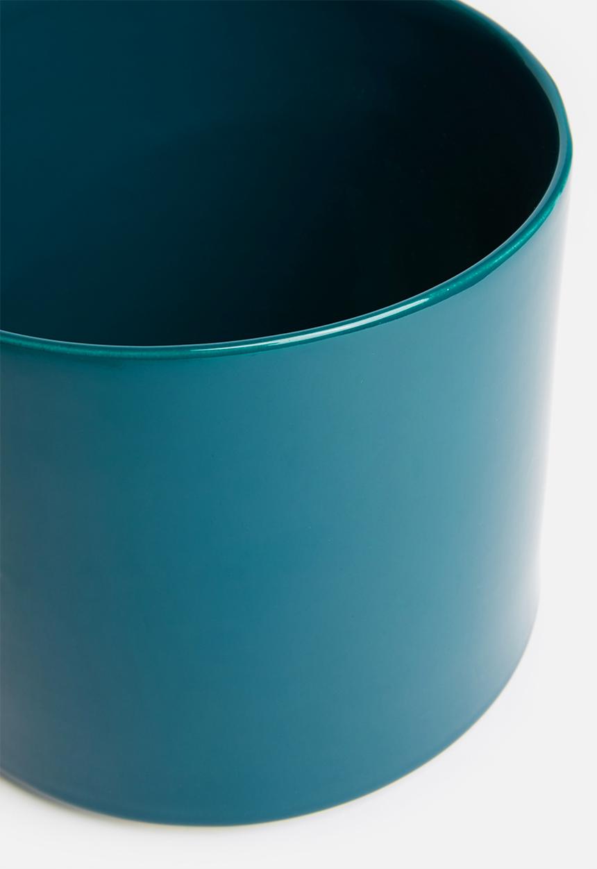 Urchin Art - Cora planter - glazed teal