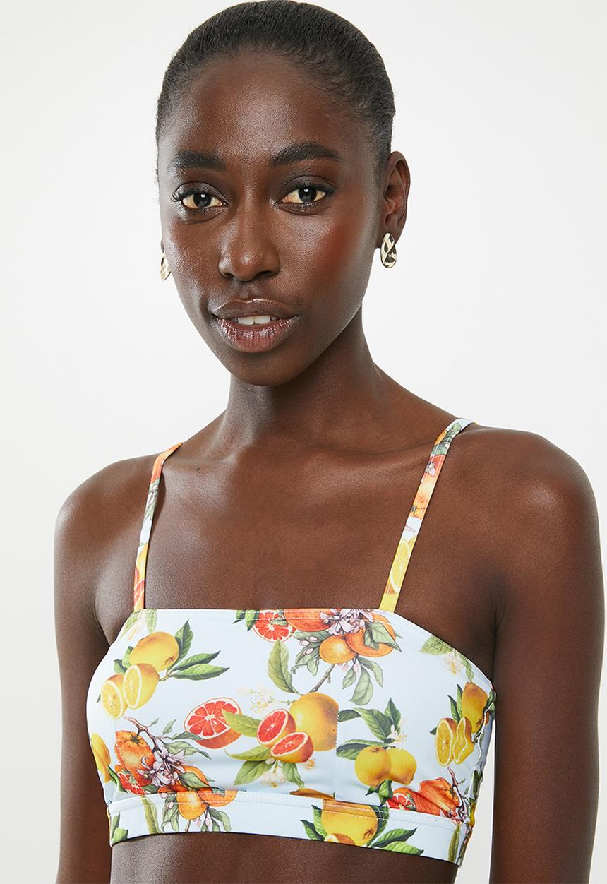 Superbalist - Cropped bikini top - multi