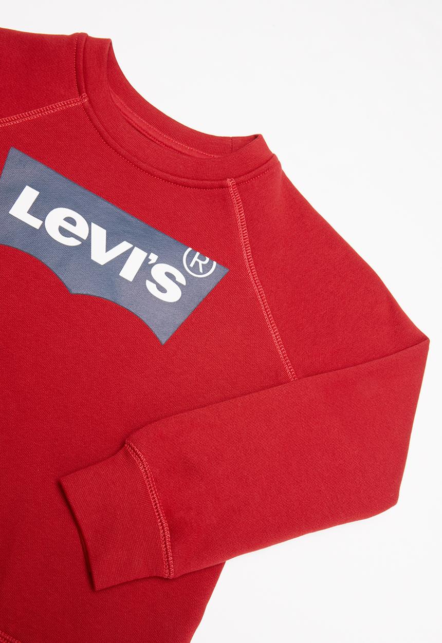 Levi’s® - Boys french terry batwing pullover - red