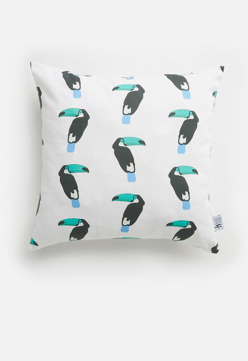 Sixth Floor - Tucan cushion cover - multi