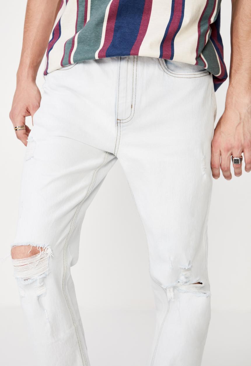 Factorie - Relaxed tapered jean - light blue