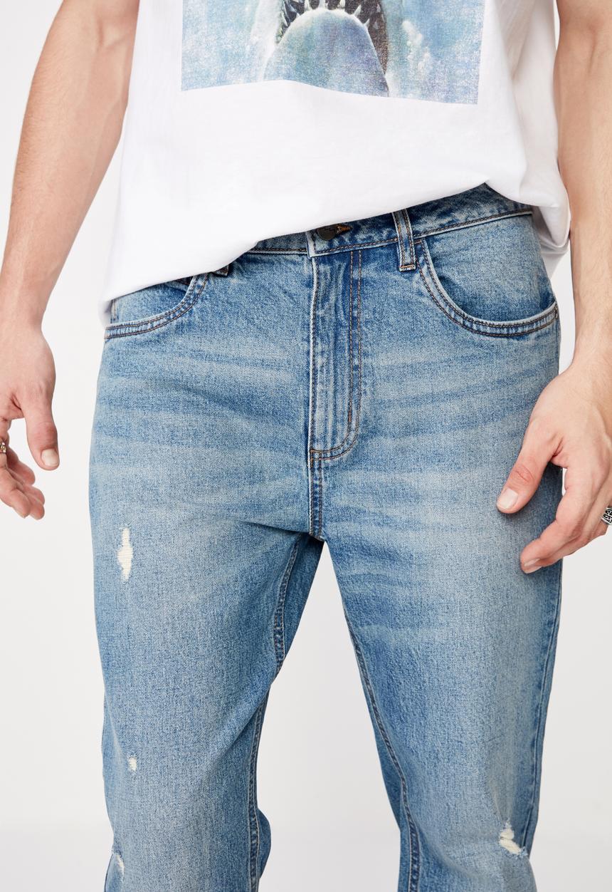 Factorie - Relaxed tapered jean - blue
