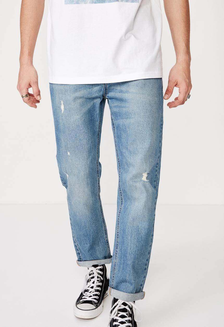 Factorie - Relaxed tapered jean - blue
