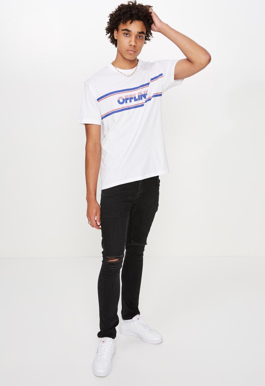Factorie - Skinny leg denim jean - black