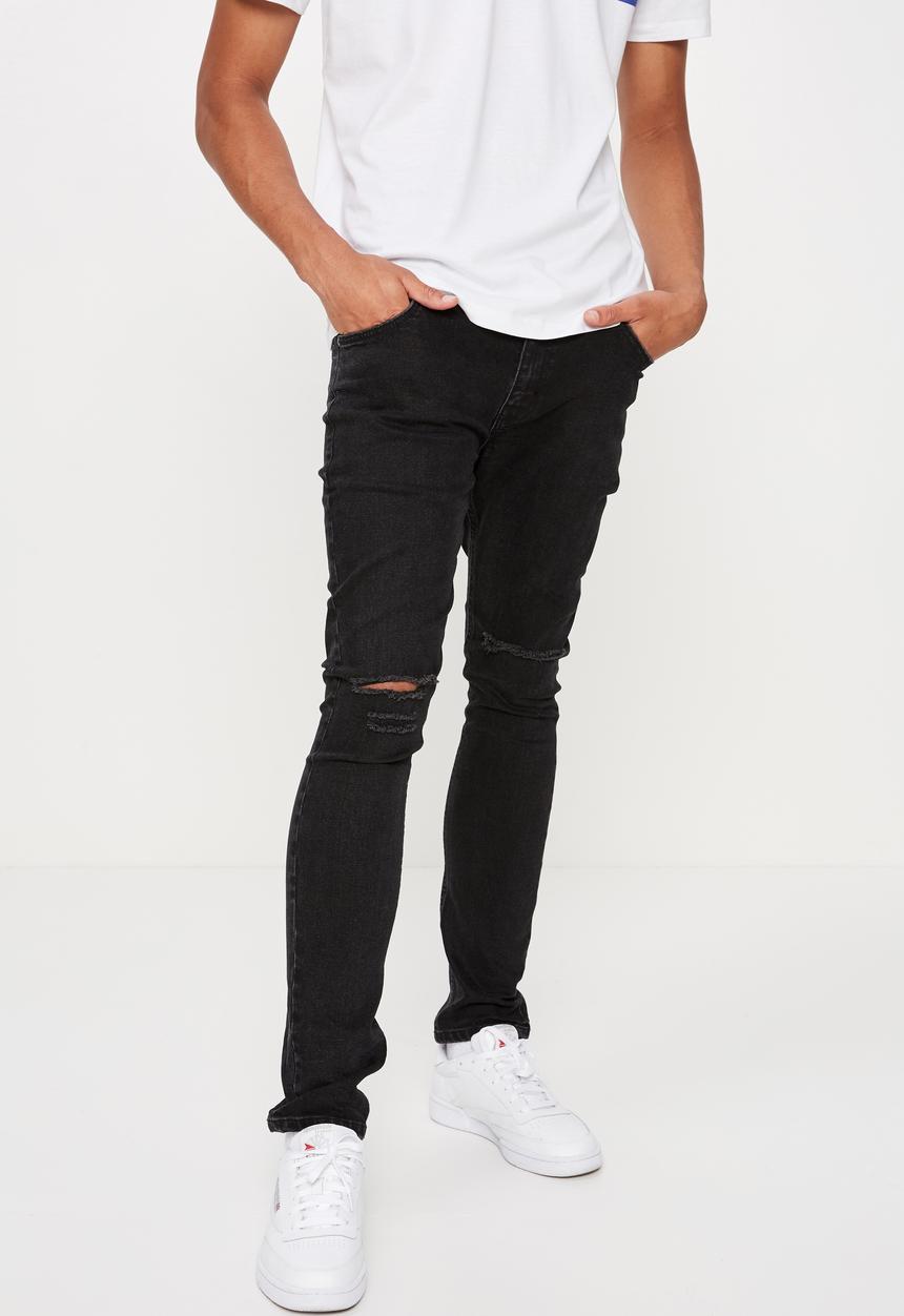 Factorie - Skinny leg denim jean - black