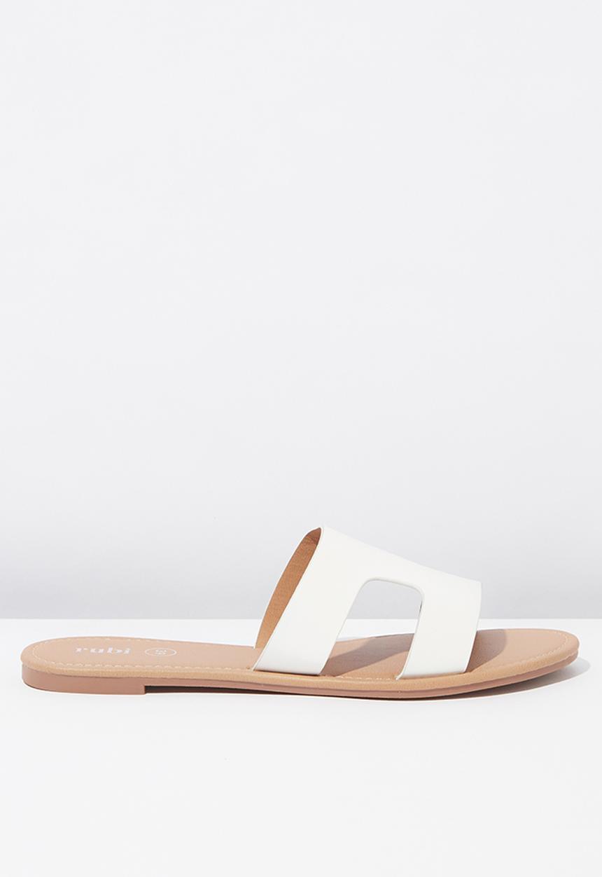 Cotton On - Everyday cypress slide - white