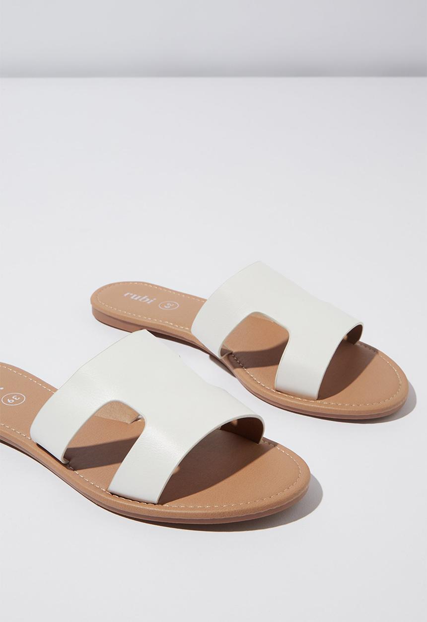Cotton On - Everyday cypress slide - white