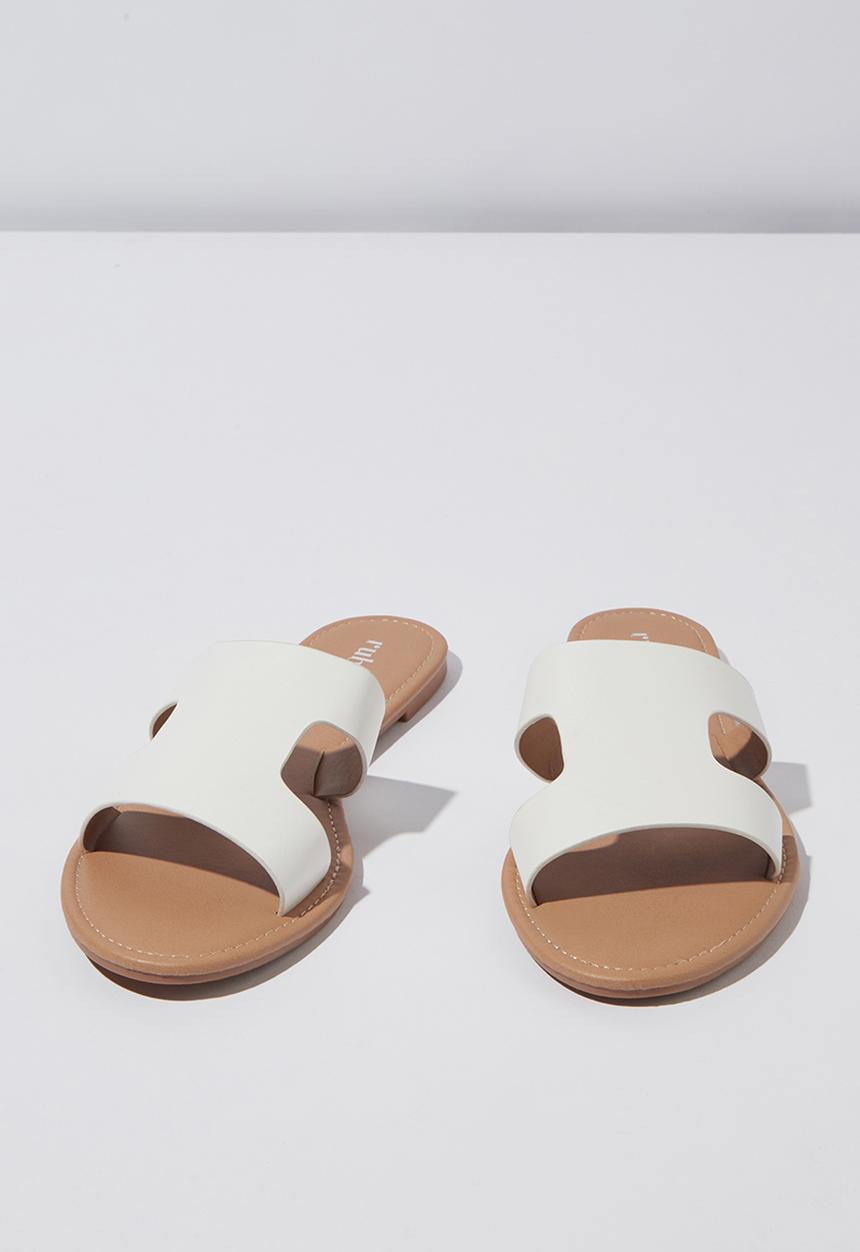 Cotton On - Everyday cypress slide - white