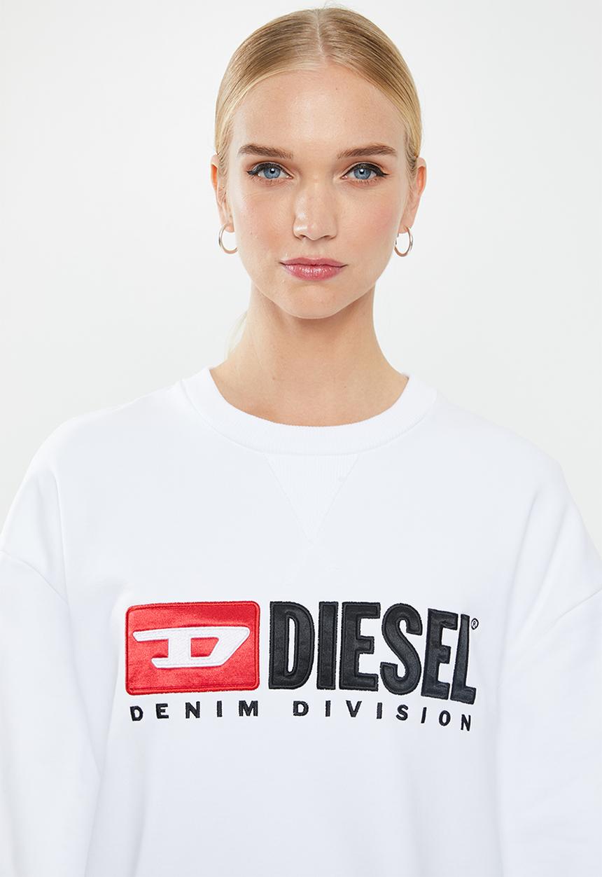 Diesel  - F - Arap felpa sweat - white