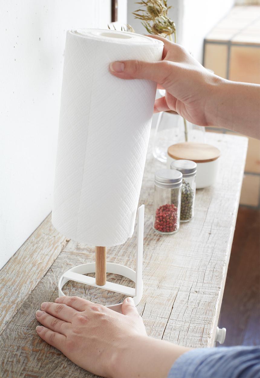 Yamazaki - Tosca paper towel holder - white