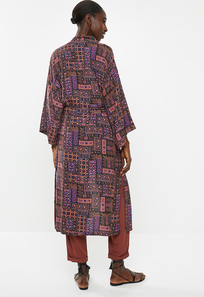 Superbalist - Printed longer length shacket - multi