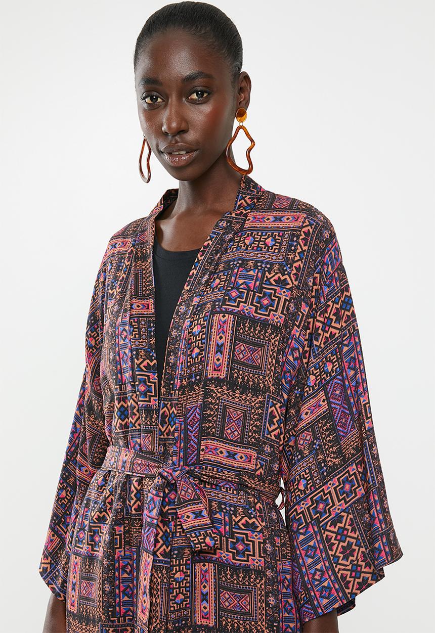 Superbalist - Printed longer length shacket - multi