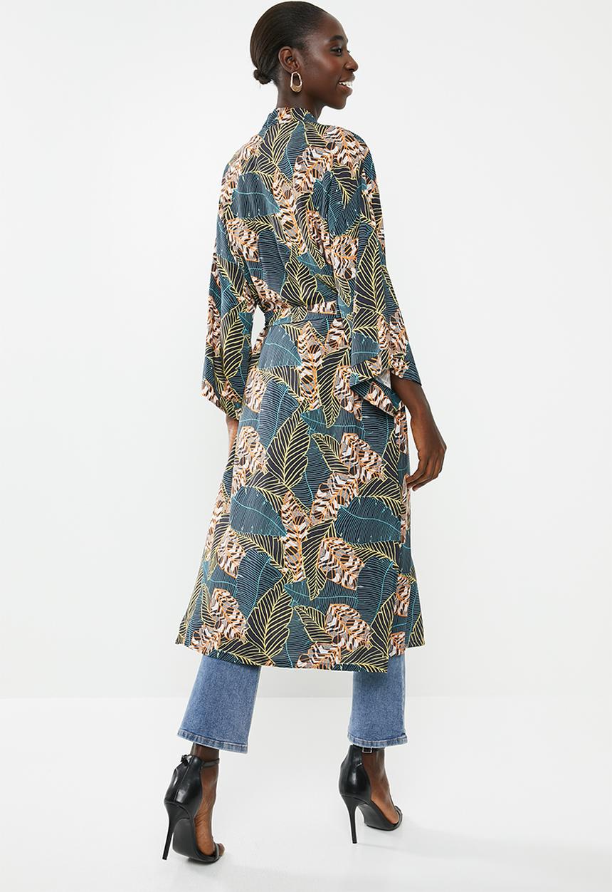 Superbalist - Printed longer length shacket - multi