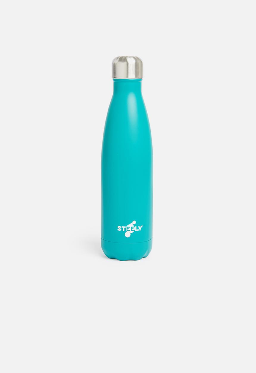 Steely - 500ml insulated bottle - jade