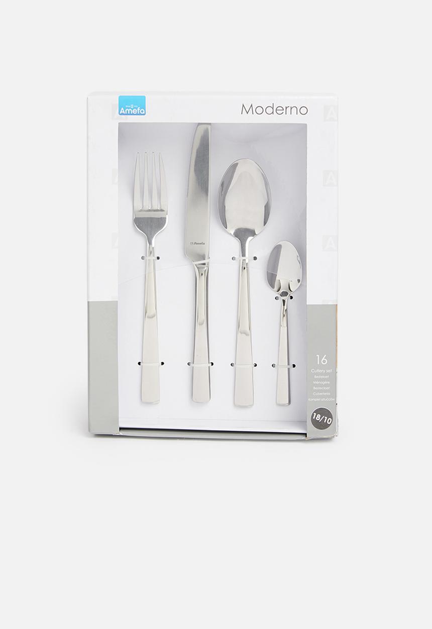 Amefa - Moderno 16pce cutlery set - stainless steel