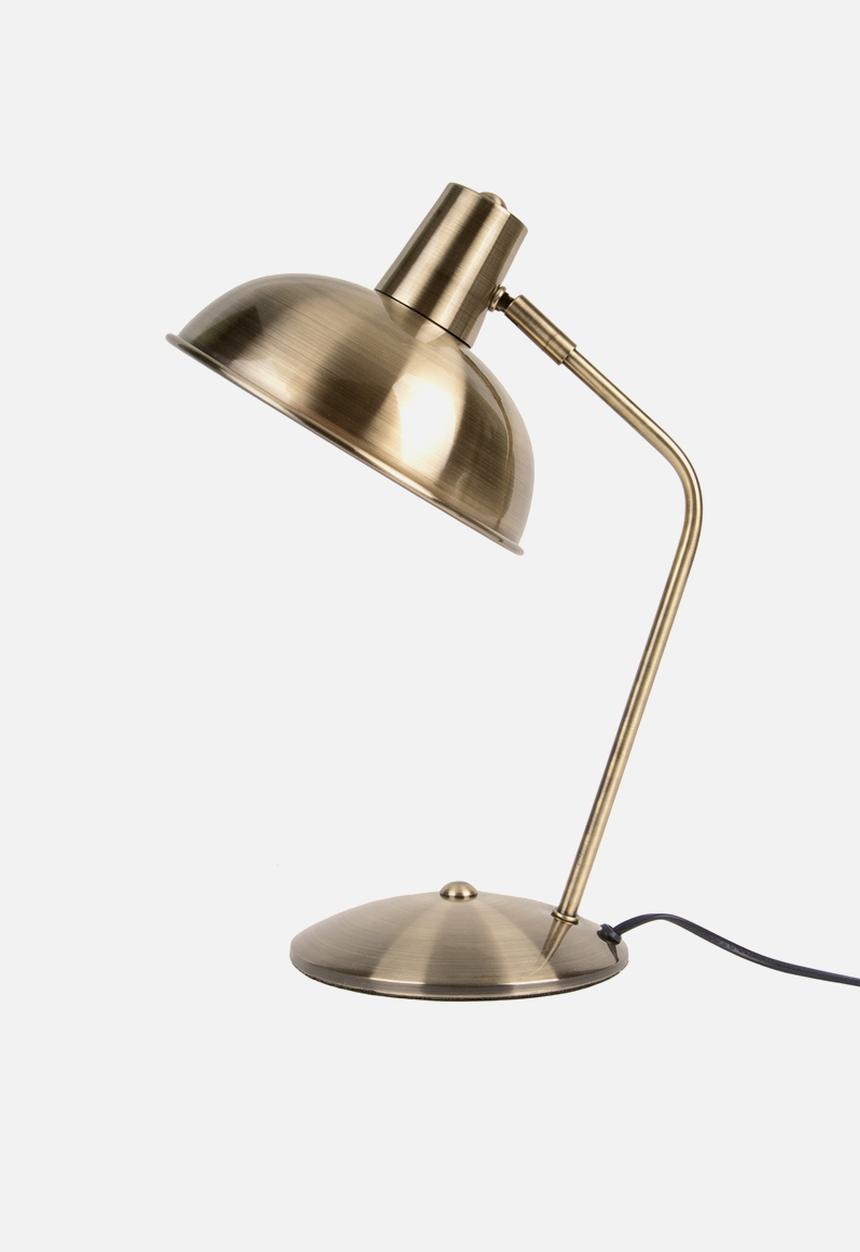 Present Time - Hood desk lamp - brushed gold