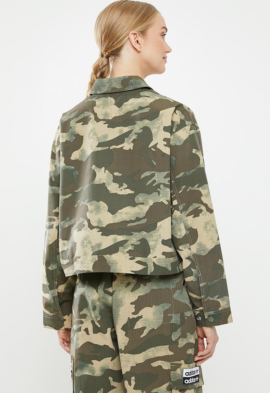 adidas Originals - Camo tracktop - green