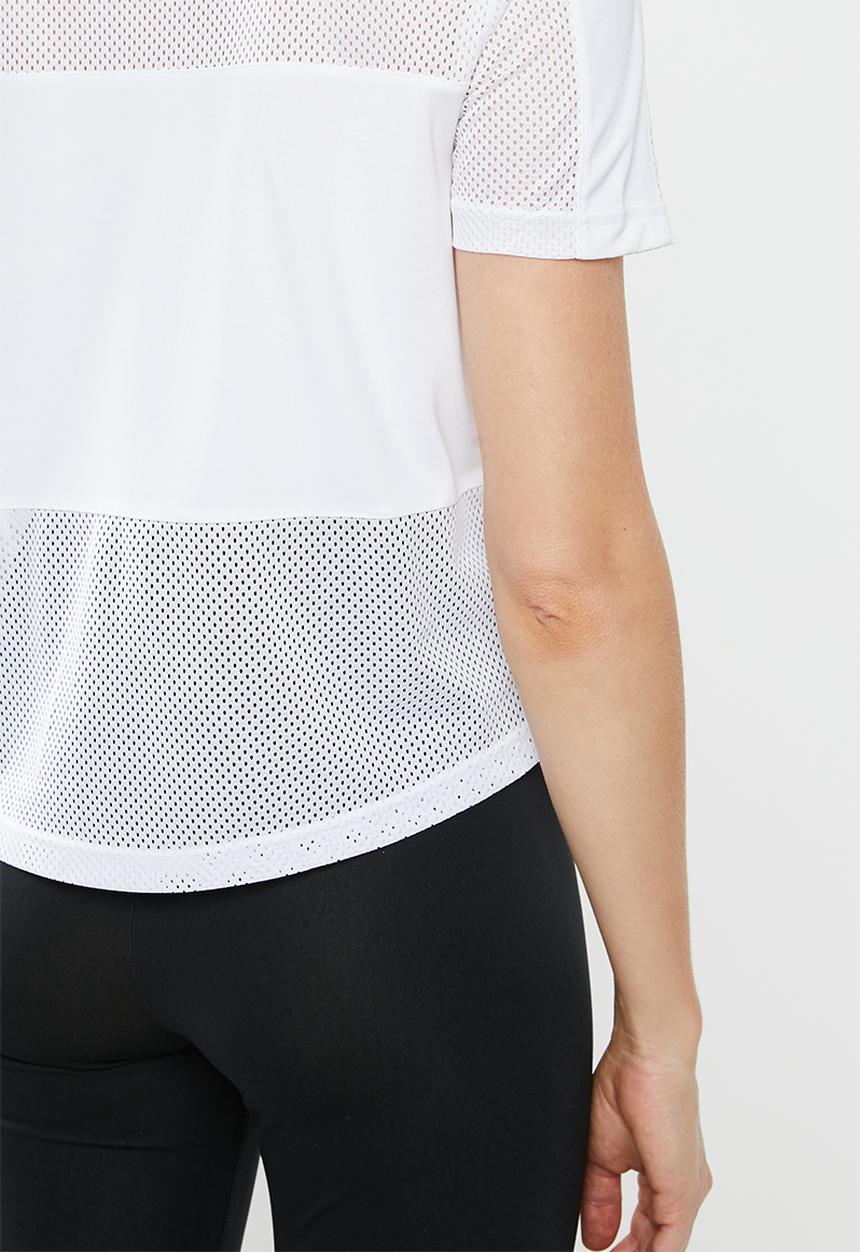 adidas - Badge of sport mesh tee - white