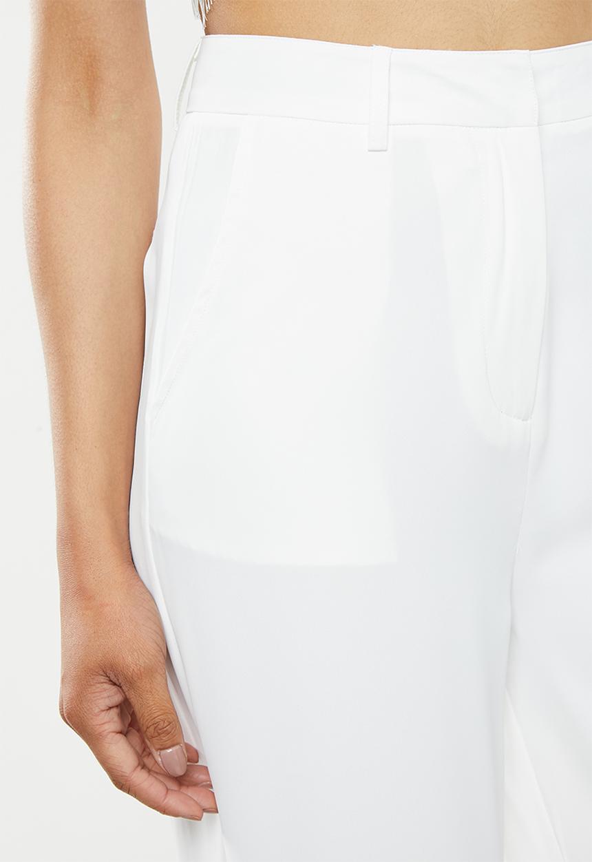 Glamorous - Wide leg trouser - white