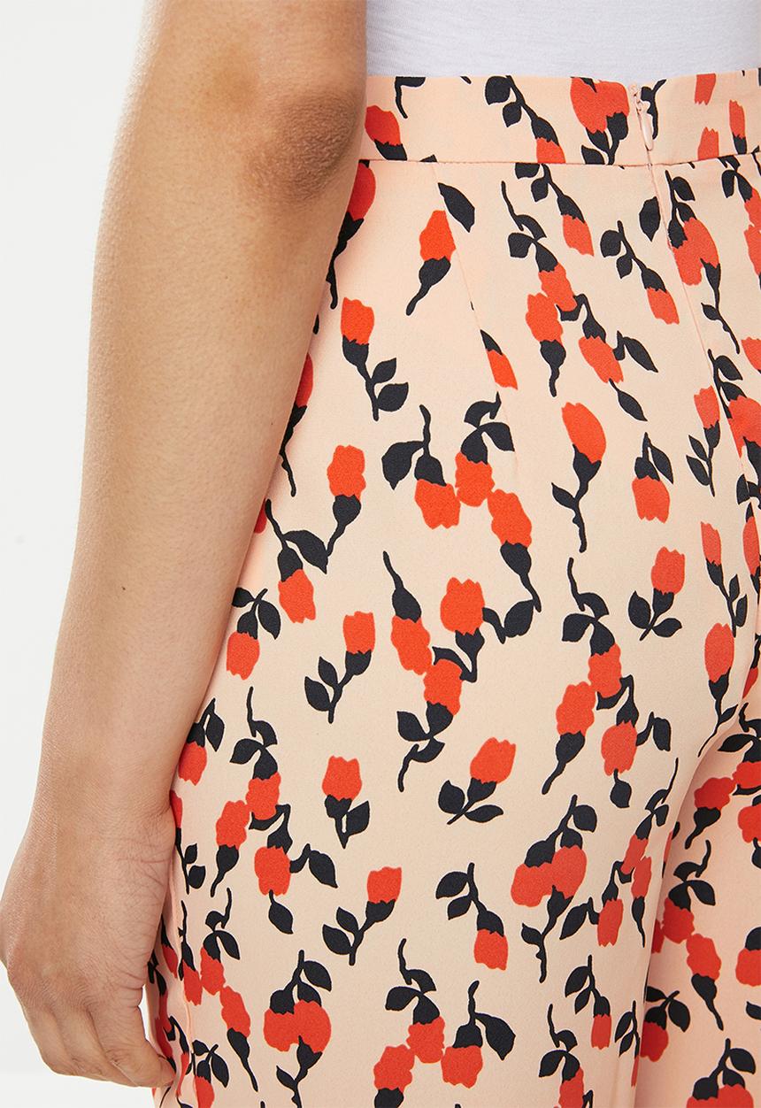 Glamorous - Co-ord wide leg trousers - peach 