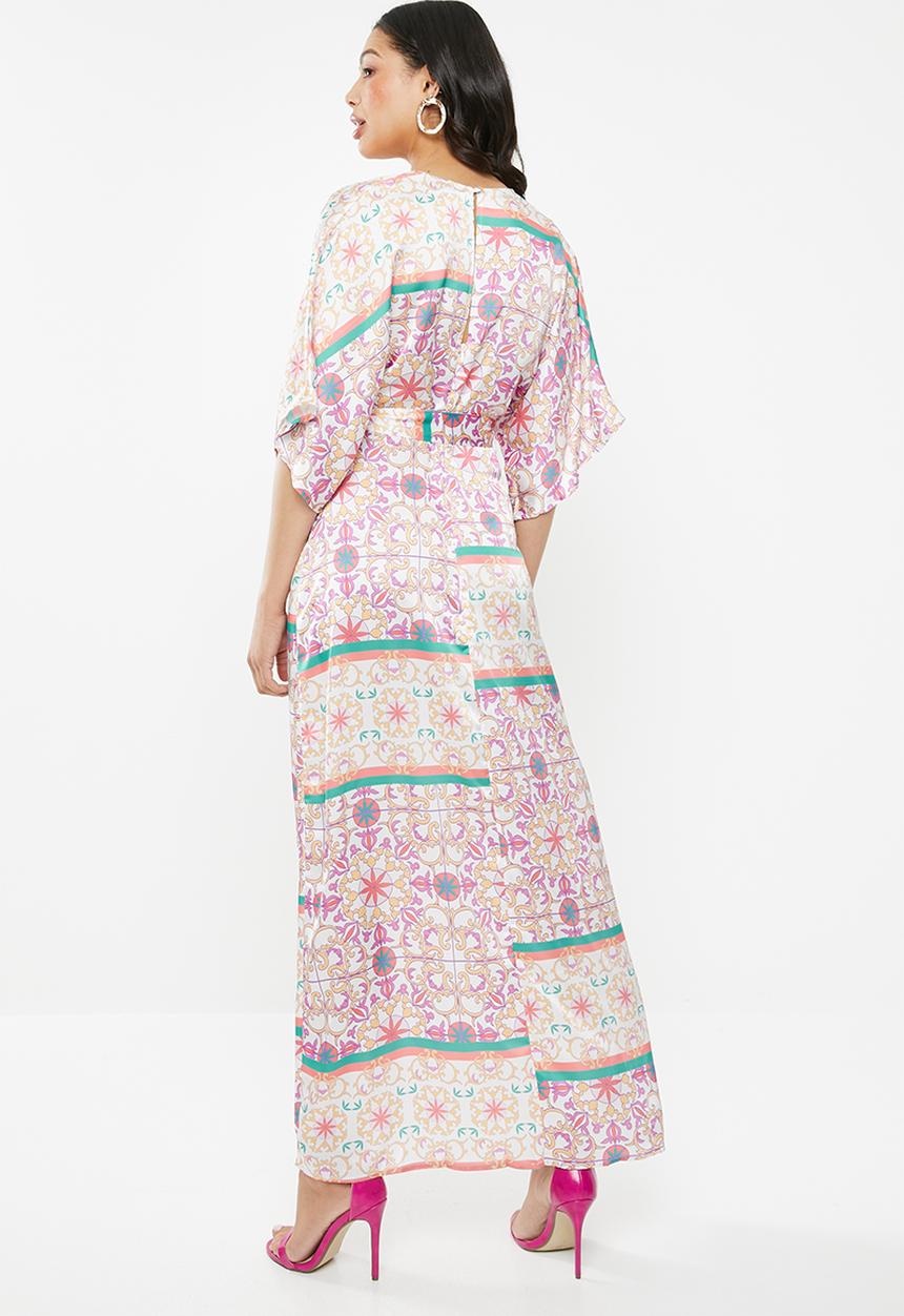 Glamorous - Scarf print maxi - multi