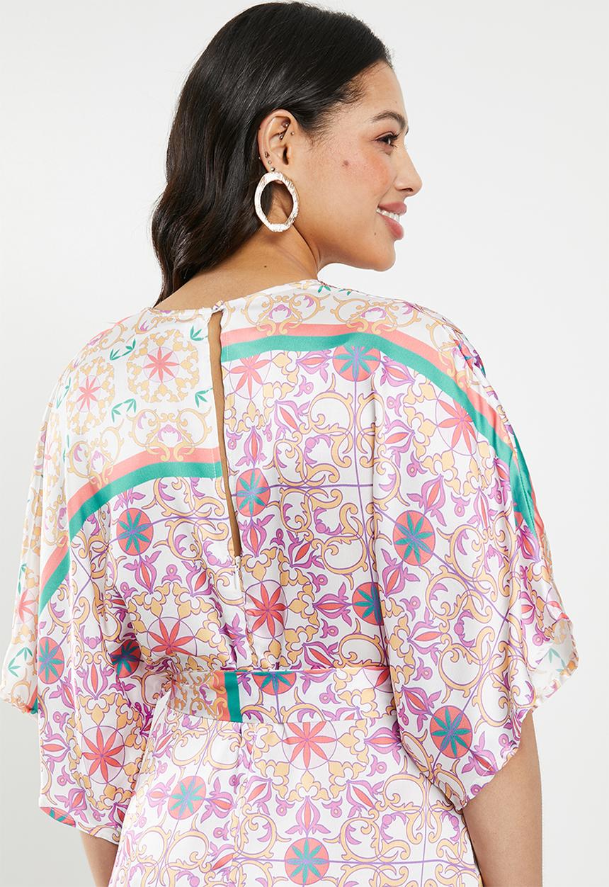 Glamorous - Scarf print maxi - multi