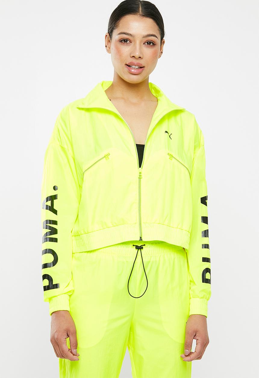 PUMA - Chase woven jacket - yellow