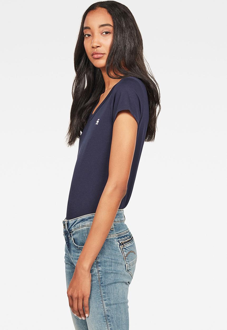 G-STAR - Eyben slim T-shirt - blue