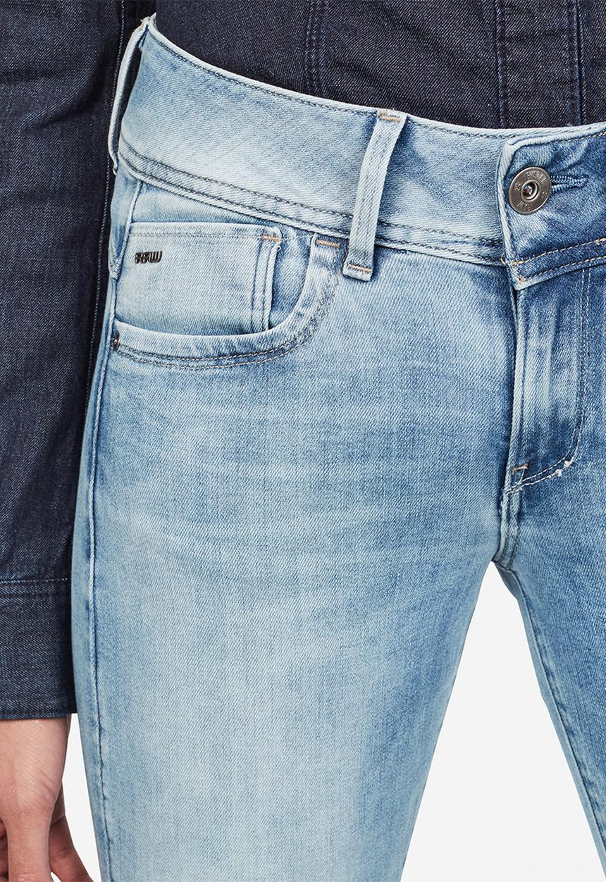 G-STAR - Lynn mid waist skinny - blue
