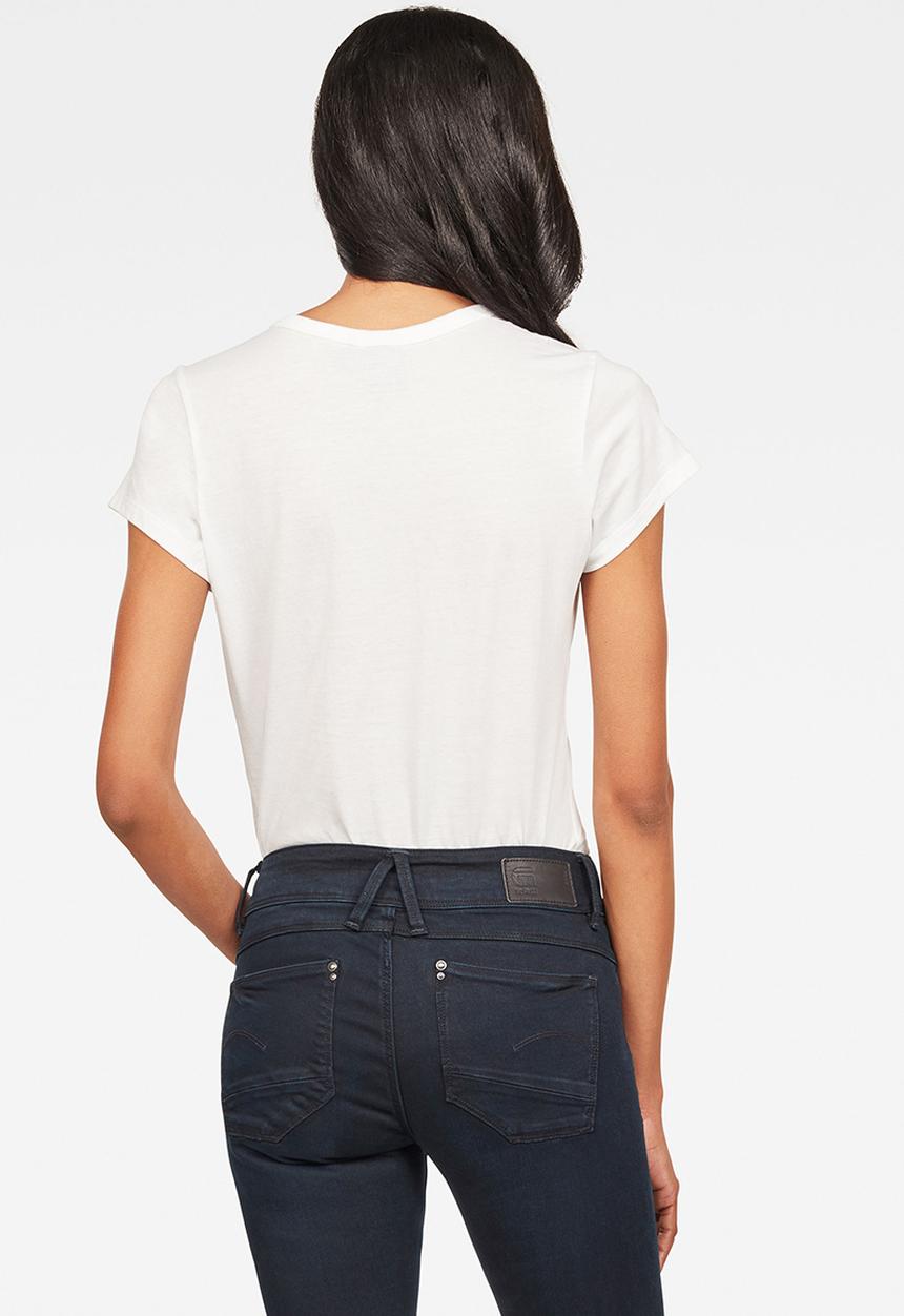 G-STAR - Graphic 20 slim T-shirt - white
