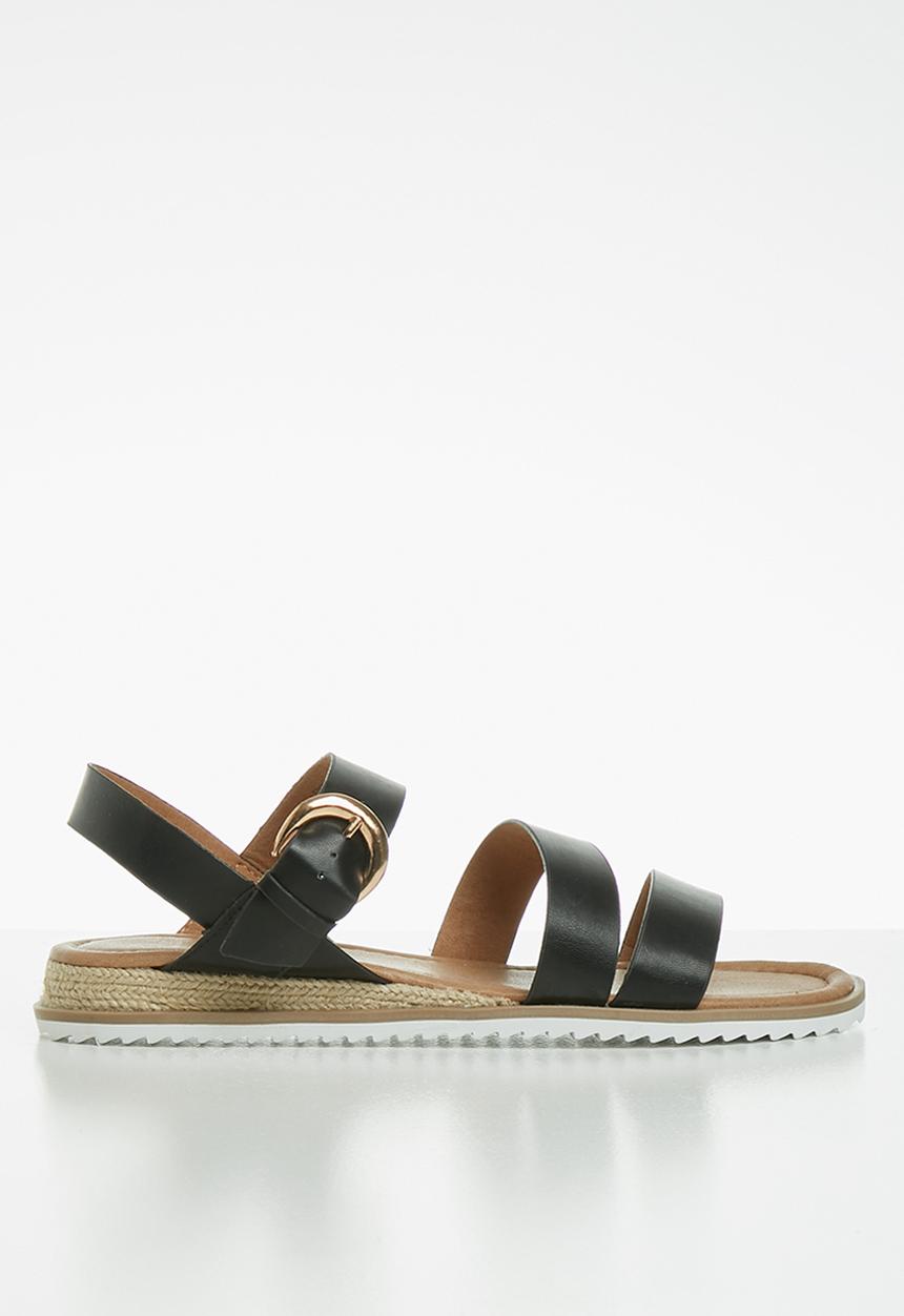 Call It Spring - Discaria sandal - black synthetic