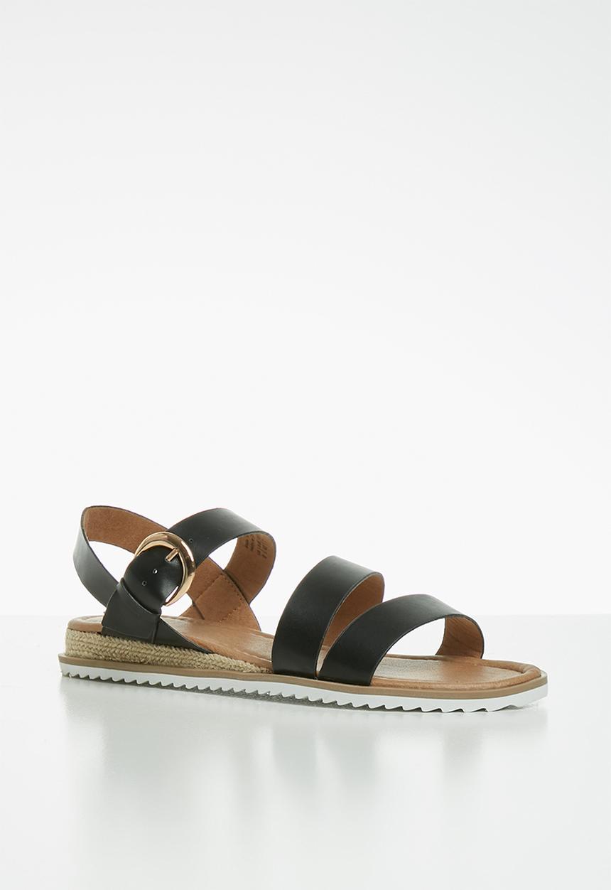 Call It Spring - Discaria sandal - black synthetic