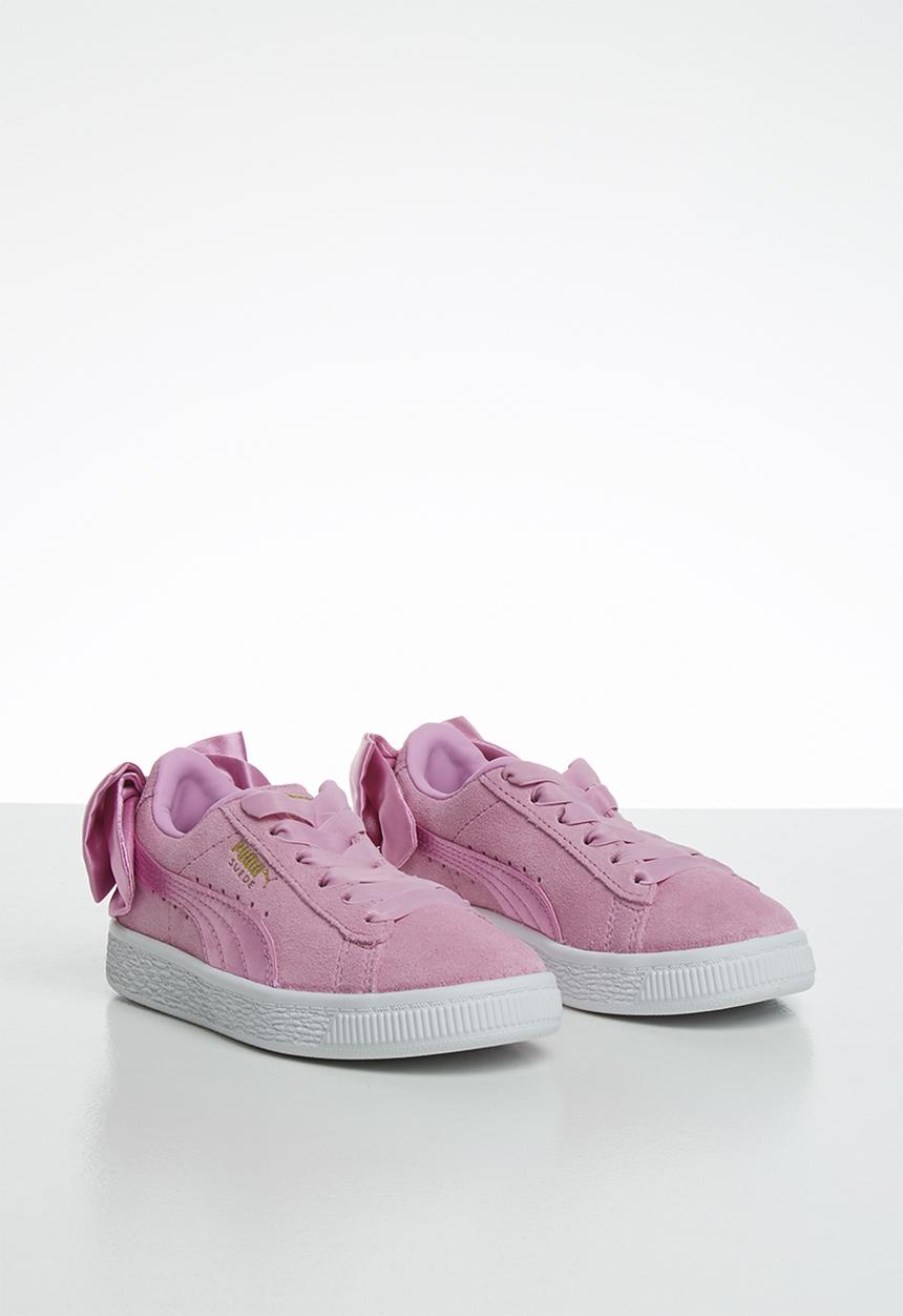 PUMA - Girls suede bow ac ps - purple