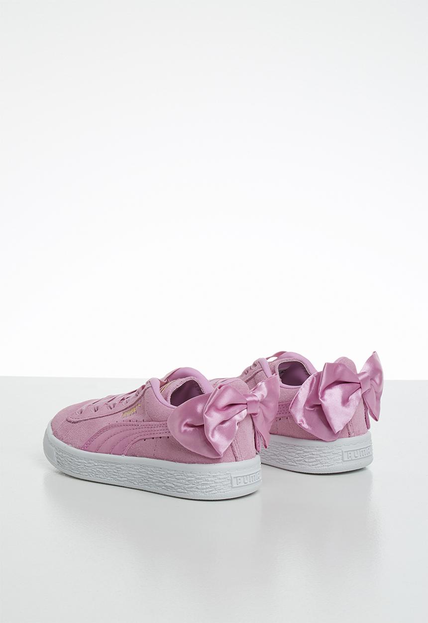 PUMA - Girls suede bow ac ps - purple