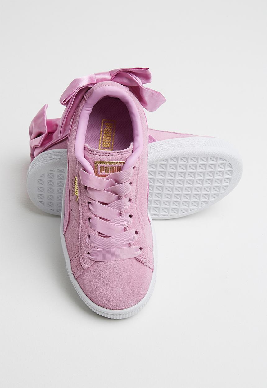 PUMA - Girls suede bow ac ps - purple