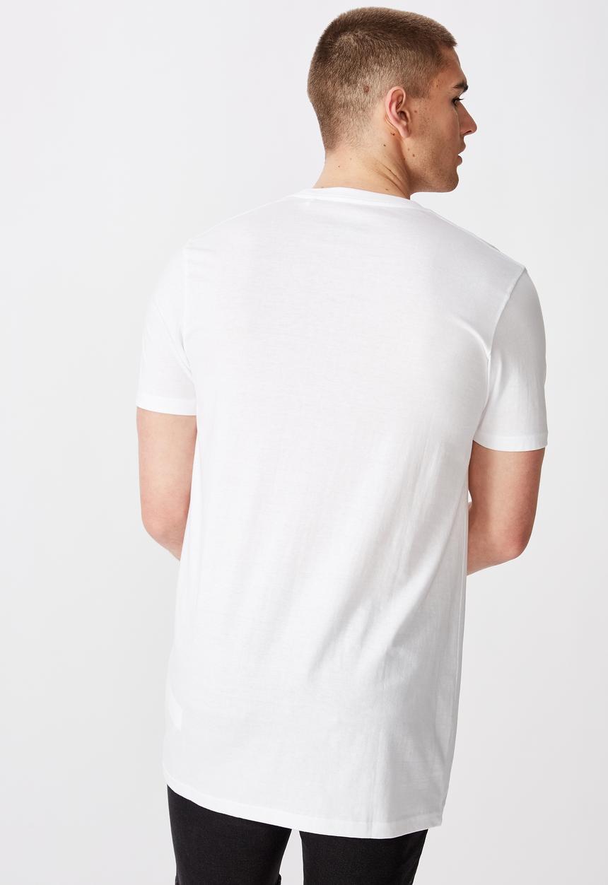 Factorie - Longline T-shirt - white