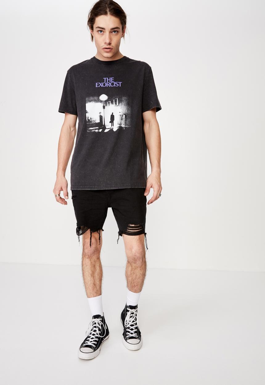 Factorie - Regular fit license T-shirt - charcoal 