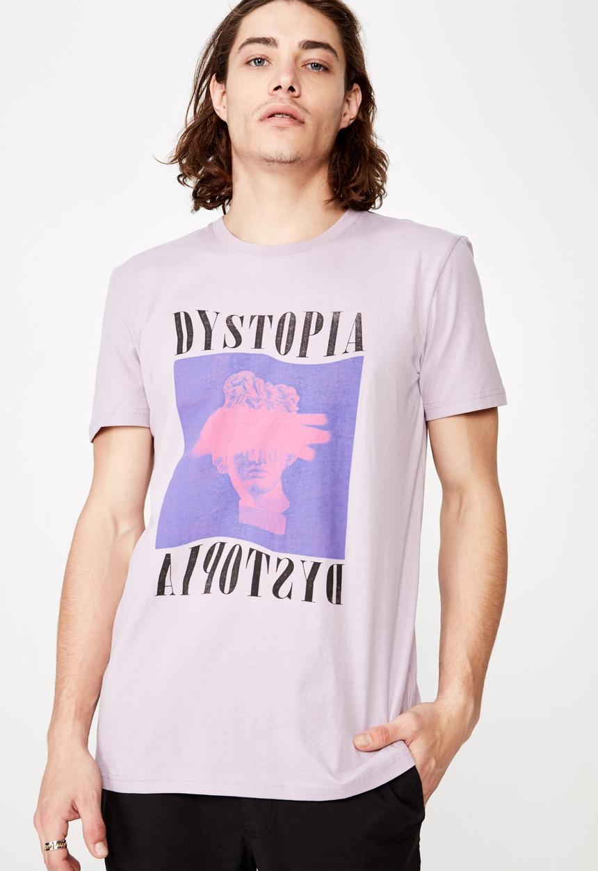 Factorie - Slim graphic T-shirt - purple 