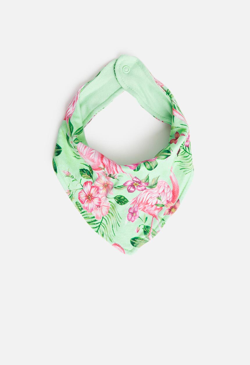 UP Baby - Double face soft jersey cotton bib - multi