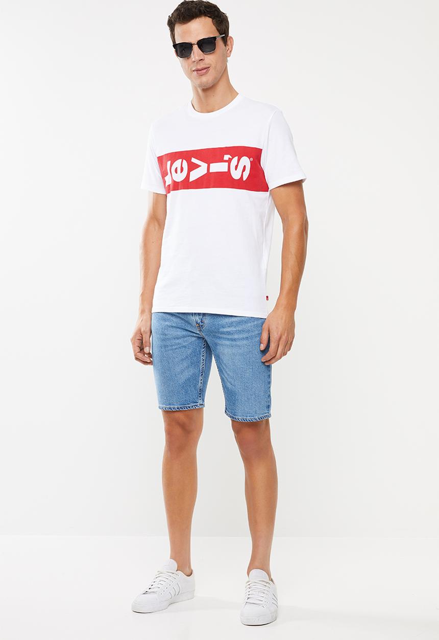 Levi’s® - Graphic short sleeve tee  - white & red