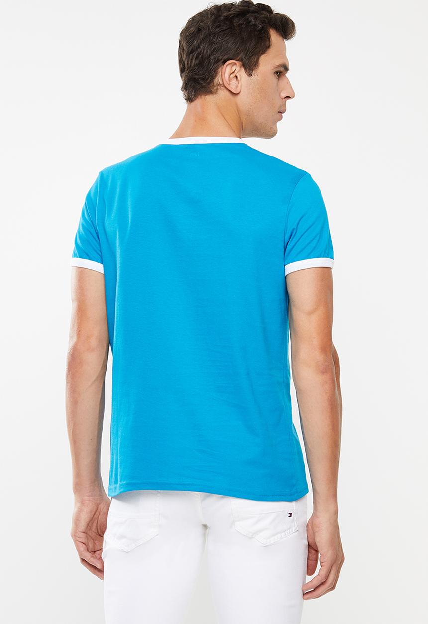 Lee  - Ringer logo tee - blue