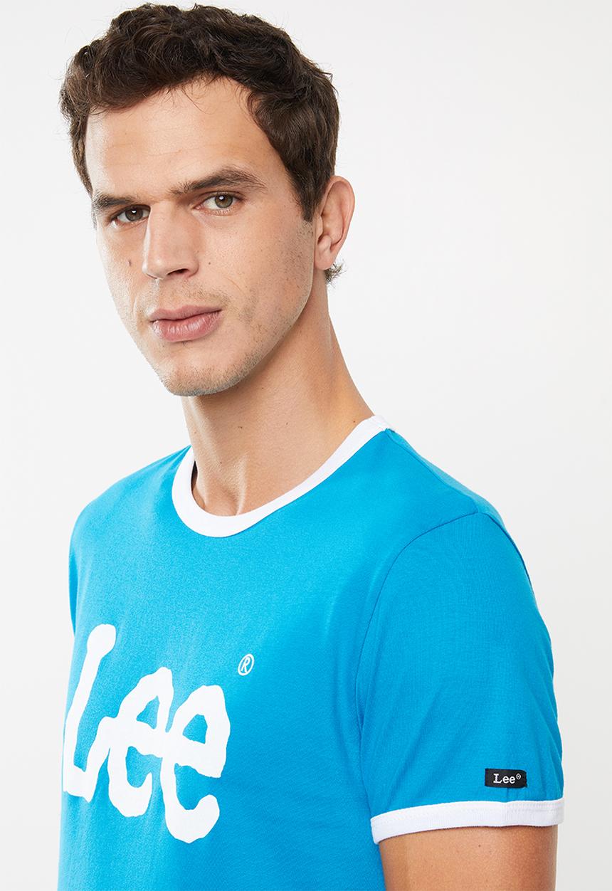 Lee  - Ringer logo tee - blue