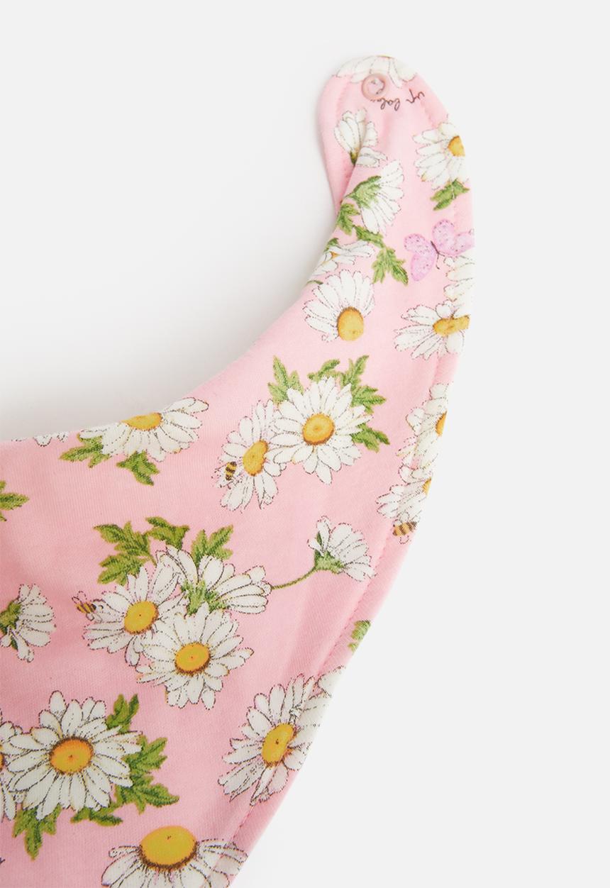 UP Baby - Double face soft jersey bib - pink
