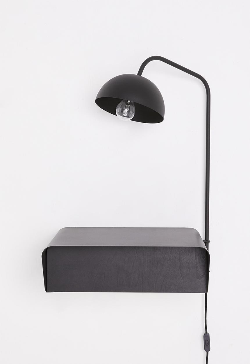 Emerging Creatives - Stockholm chapman table & light - black