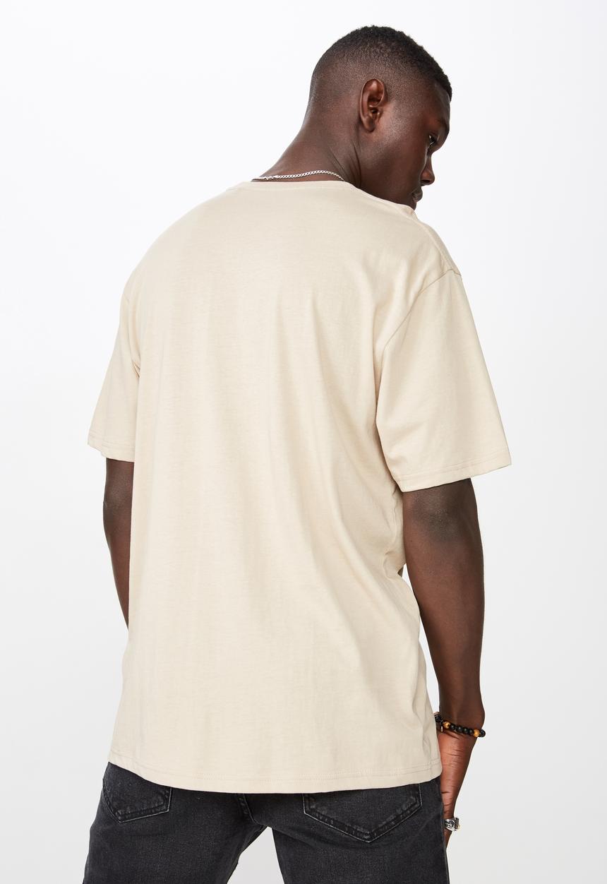 Factorie - Graphic T- shirt - beige 