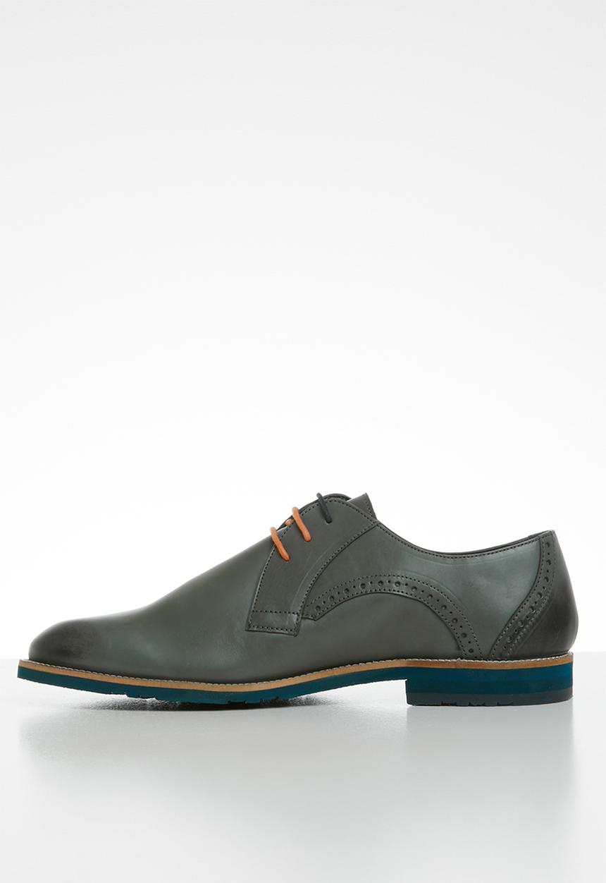 Pringle of Scotland - Tony lace-up derby - grey/green 