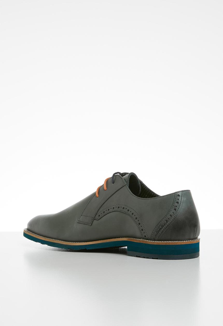Pringle of Scotland - Tony lace-up derby - grey/green 