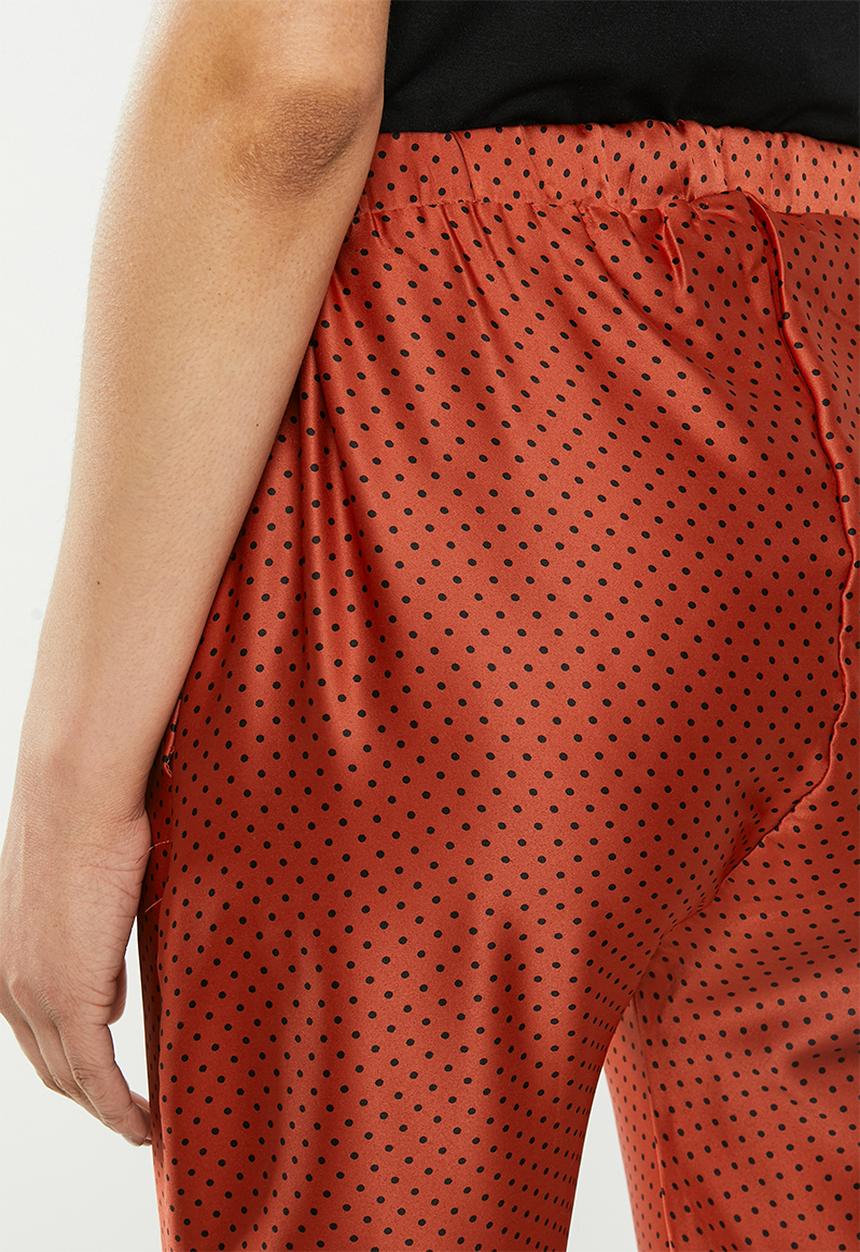 Cotton On - Satin drop crotch pants - red